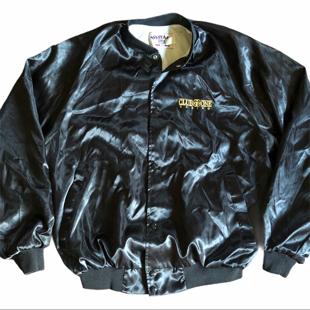 Vintage Bomber Button Up Jacket - image 2